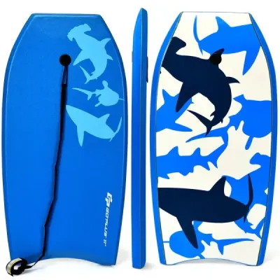 Sup Board Kids Bodyboard Surfboard Surfboard Blue 104 x 52 x 6 cm