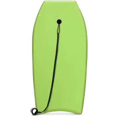 Bodyboard ľahká plavecká doska s jadrom EPS a povrchom XPE na pláž pre deti a dospelých 94cm/106cm zelená