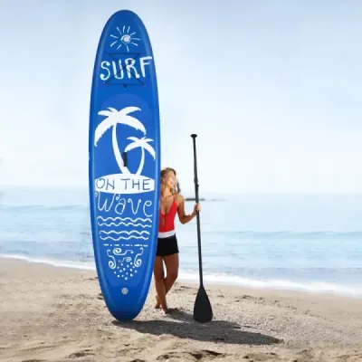 SUP Board Inflatable Stand Up Board Paddle Board tmavomodrý S