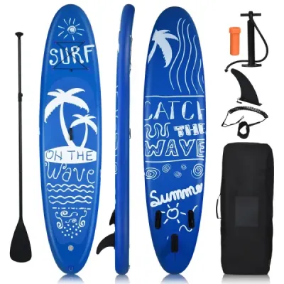 SUP Board Inflatable Stand Up Board Paddle Board tmavomodrý S