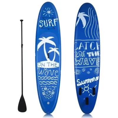 SUP Board Inflatable Stand Up Board Paddle Board tmavomodrý S