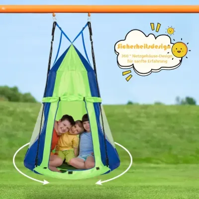 Detská hojdačka Nest Swing Max. Nosnosť 150 kg Priemer 100 cm-ružová