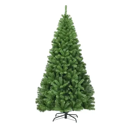 180 cm umelý vianočný stromček Vianočný stromček s 1 000 PVC ihličkami zelený