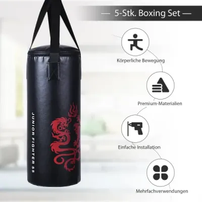 10KG boxovacie vrece sada s 8oz boxerské rukavice deti boxovacie vrece boxovacie vrece