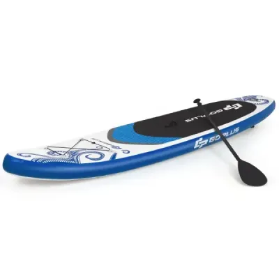 Nafukovacia stojaca doska na paddle board stojaca doska s ovládaním surfovania 325/335 x 76 x 16 cm Blue-M