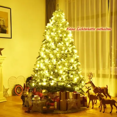 225 cm umelý vianočný stromček Vysoko kvalitné ihly z PVC Christmas Tree Green