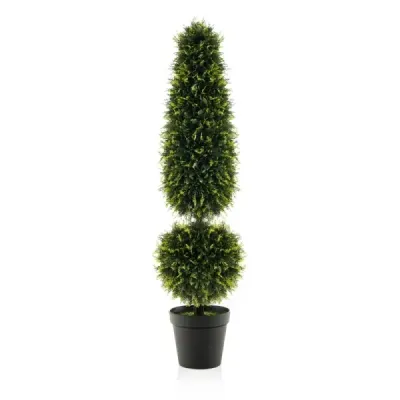 120 cm umelá rastlina umelý strom s kvetináčom črepníková rastlina topiary zelená