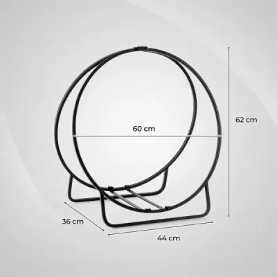 Kovový skladací stojan na palivové drevo Stojan na palivové drevo s nosnosťou do 230 kg 60 x 36 x 62 cm