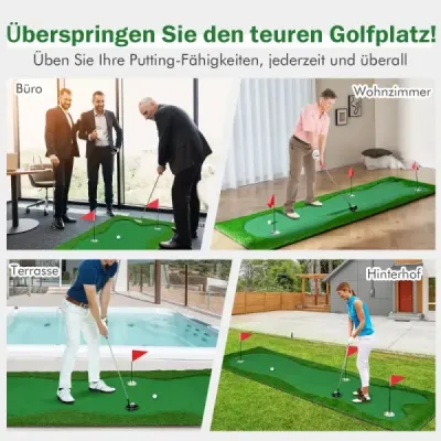 300 x 100 cm golfová rohož golfová rohož s umelou trávou tréningová rohož pre domáci green