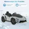 Detské elektrické autíčko Lamborghini s diaľkovým ovládaním &amp; LED svetlá &amp; Klaksón detské auto sivej farby