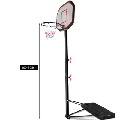 Basketbalový stojan basketbalový kôš basketbalový systém prenosný basketbalový kôš 200-305 cm