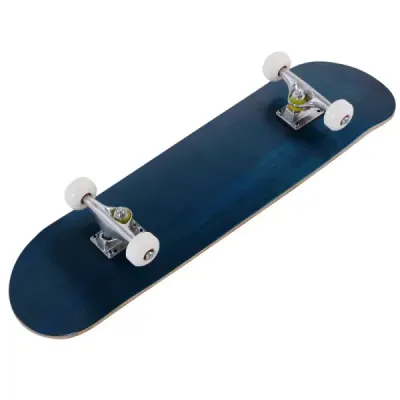 Skateboard kompletná doska funboard mini cruiser drevená doska longboard 20x79cm-modrá