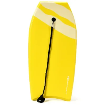 Sup Board Kids Bodyboard Surfboard Surfboard Yellow 104 x 52 x 6 cm