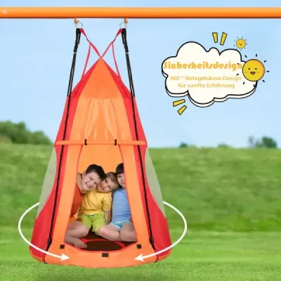 Detská hojdačka Nest Swing Max. Nosnosť 150 kg Priemer 100 cm-ružová