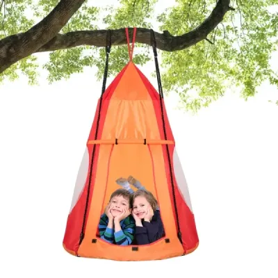 Detská hojdačka Nest Swing Max. Nosnosť 150 kg Priemer 100 cm-ružová