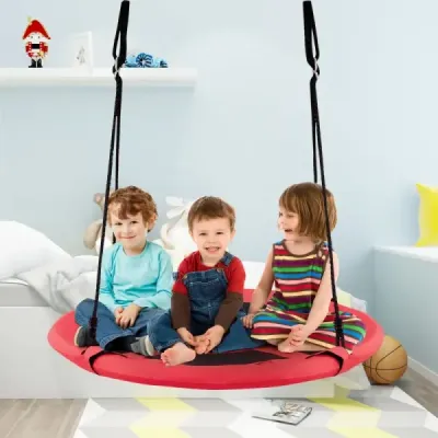 Detská hojdačka Nest Swing Max. Nosnosť 150 kg Priemer 100 cm-ružová