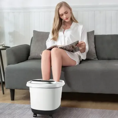 Masážny prístroj na nohy Masážny prístroj na nohy Spa Masážny prístroj na nohy Shiatsu Masáž nôh Grey