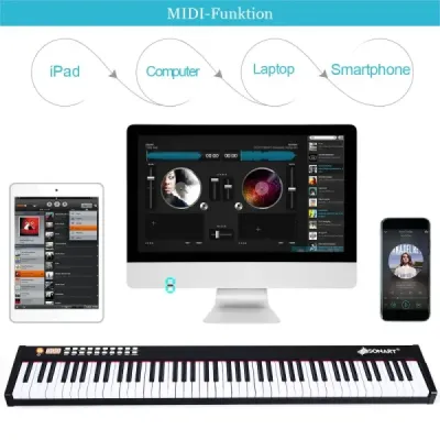 88-klávesová digitálna klavírna klaviatúra elektronická klavírna klaviatúra puzdro na prenášanie