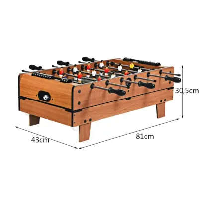 Hrací stôl 4 v 1 biliardový stôl a stolný tenis a vzdušný hokej a stolný futbal 81 x 43 x 30,5 cm