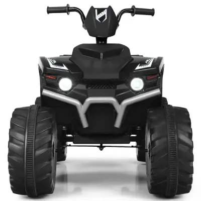 12V elektrická detská štvorkolka s predným svetlom  2,8-5 km/h pre deti od 3 rokov čierna