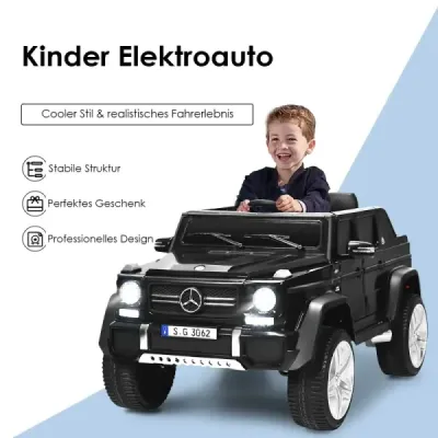 12 V licencovaný Mercedes-Benz Maybach Jeep na batérie s odpružením 115 x 67 x 57 cm Modrá