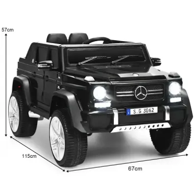 12 V licencovaný Mercedes-Benz Maybach Jeep na batérie s odpružením 115 x 67 x 57 cm Modrá