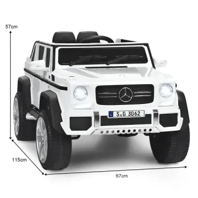 12 V licencovaný Mercedes-Benz Maybach Jeep na batérie s odpružením 115 x 67 x 57 cm Modrá