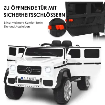 12 V licencovaný Mercedes-Benz Maybach Jeep na batérie s odpružením 115 x 67 x 57 cm Modrá