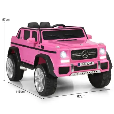 12 V licencovaný Mercedes-Benz Maybach Jeep na batérie s odpružením 115 x 67 x 57 cm Modrá