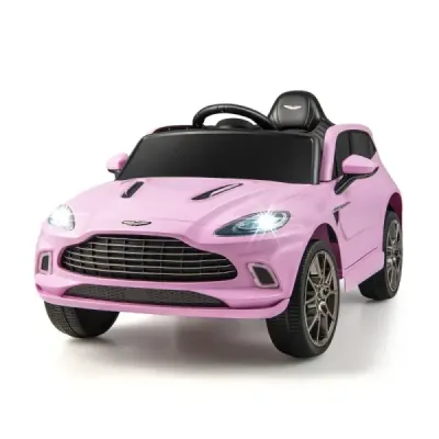 12V Aston Martin DBX detské auto s diaľkovým ovládaním 2.4G 1,4-2,5 km/h Ružová