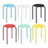 Balenie 6 stohovateľných kovových taburetiek Rôzne farby Taburetky pre deti 30 x 30 x 44,5 cm Farebné