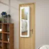 Závesná skrinka na šperky Sipegelova skrinka s LED osvetlením 36,5 x 11,5 x 120 cm biela