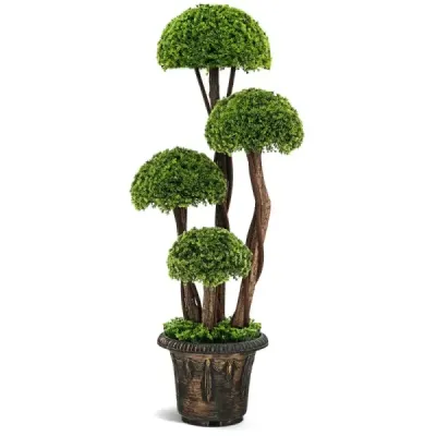 Artificial Topiary Tree z cédrového dreva dekoratívny umelý stromček 90 cm