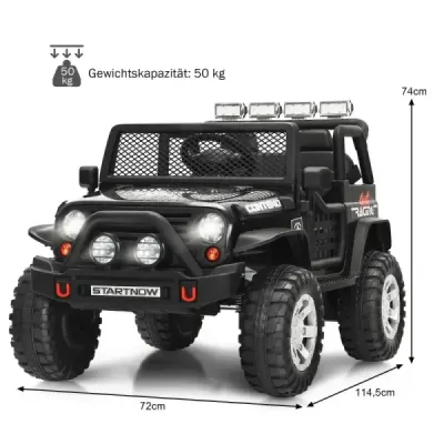 Detské elektrické autíčko 12V s diaľkovým ovládaním & Light & Hudobné elektrické detské vozidlo ružové