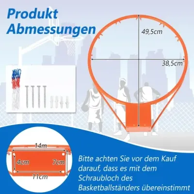 ?45cm Basketbalový kôš s krúžkom a sieťou na montáž na dvere a stenu Vnútorný mini basketbalový kôš čierny