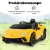 Detské elektrické autíčko Lamborghini 12V detské auto elektrické na diaľkové ovládanie žlté