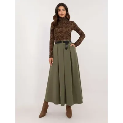 Dámska sukňa MAXI MODA9720 khaki