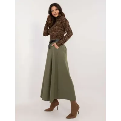 Dámska sukňa MAXI MODA9720 khaki