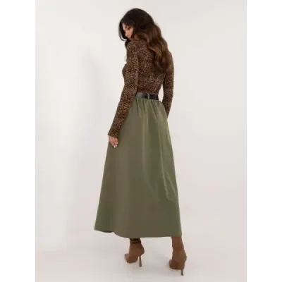 Dámska sukňa MAXI MODA9720 khaki