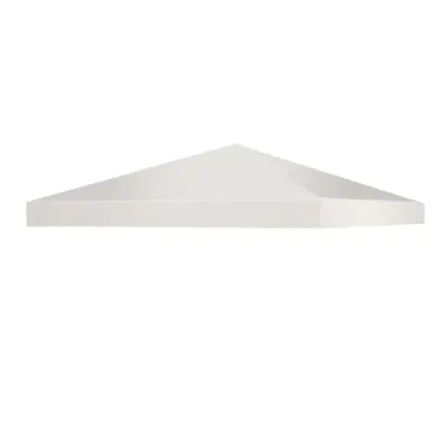 Náhradná strecha pavilónu Kryt proti slnku so suchým zipsom 300 x 300 cm béžová