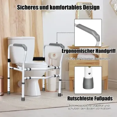 Bezpečnostné zábradlie s nastaviteľnou výškou a šírkou pre seniorov Bezpečnostné zábradlie s nastaviteľnou výškou a šírkou pre seniorov