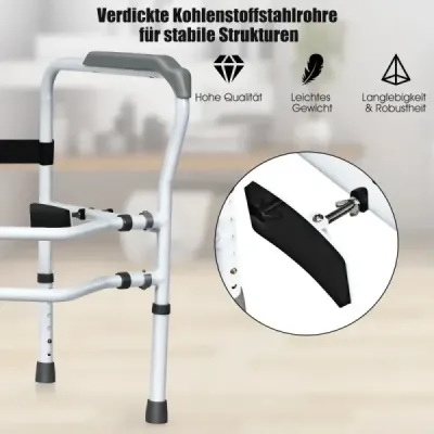 Bezpečnostné zábradlie s nastaviteľnou výškou a šírkou pre seniorov Bezpečnostné zábradlie s nastaviteľnou výškou a šírkou pre seniorov