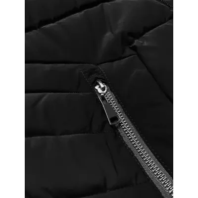 Prešivaná dámska bunda  S\'west MODA8299BIG čierna