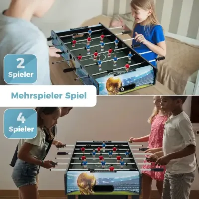 Stolný futbal 2 v 1 so 14 kopacími a 2 loptičkami a zapisovačom a odnímateľnými nohami stolný futbal
