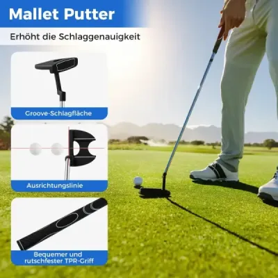 9 dielna kompletná sada pánskych golfových palíc golfová sada perfektný darček golfovej palice