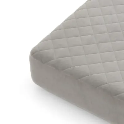 Chránič matraca luxusný super mäkký matracový topper s hlbokou kapsou sivý 140 x 200 cm