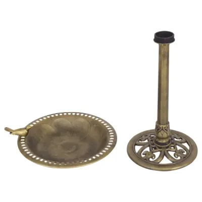 Krmítko pre vtáky Stojan na kŕmidlo pre vtáky 50 x 76 cm bronz Krmítko pre vtáky Stojan na kŕmidlo pre vtáky 50 x 76 cm bronz