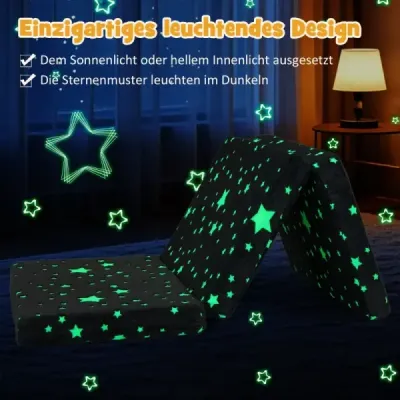 Skladací cestovný matrac luminous 60 x 120 cm Matrac do cestovnej postieľky Grey