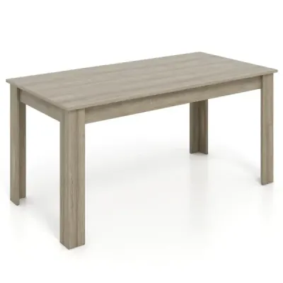 Jedálenský stôl z dreva 160 x 80 cm veľký stôl obdĺžnikový kuchynský stôl jedálenský stôl príroda Jedálenský stôl z dreva 160 x 80 cm veľký stôl obdĺžnikový kuchynský stôl jedálenský stôl príroda