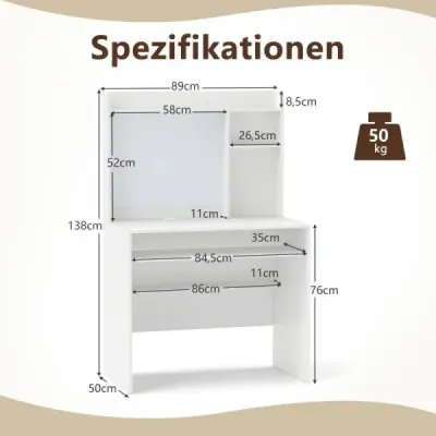 Počítačový stôl s magnetickou nástenkou Stôl do domácej kancelárie Moderný PC stolík biely Počítačový stôl s magnetickou nástenkou Stôl do domácej kancelárie Moderný PC stolík biely